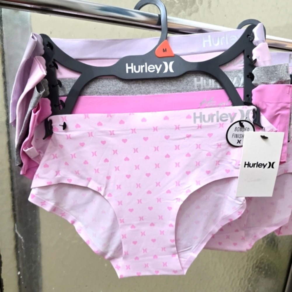 NWT Hurley Beautiful 3PK Multicolor Briefs, SZs L & M. Bonded Finishes. $35 Each - Picture 2 of 12